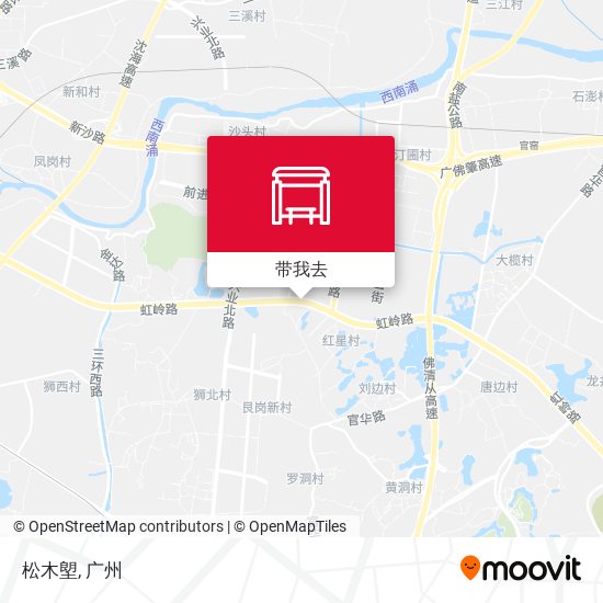 松木塱地图