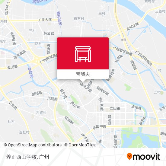 养正西山学校地图