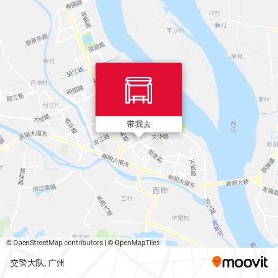 交警大队地图