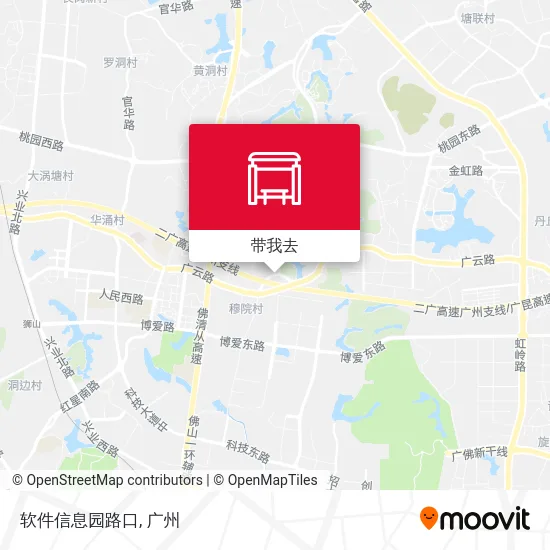 软件信息园路口地图