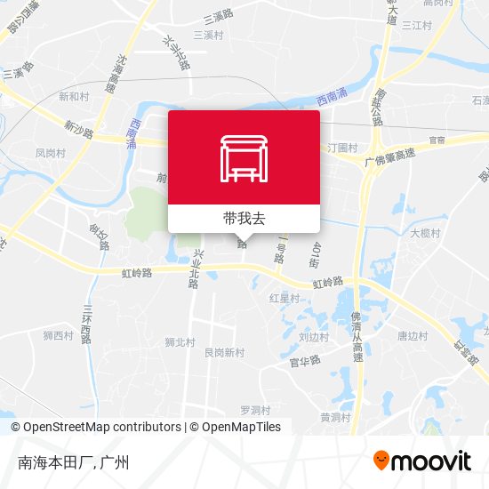 南海本田厂地图