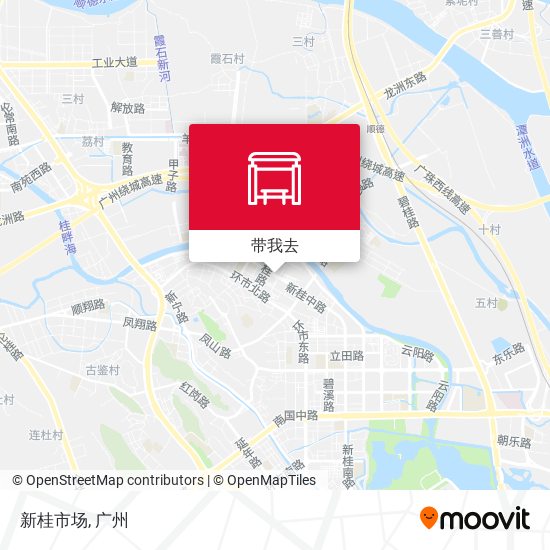 新桂市场地图