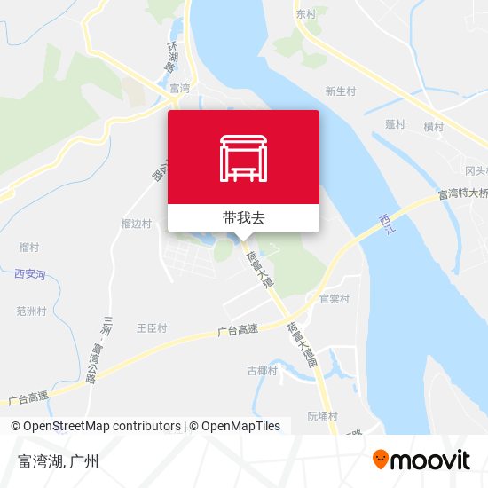 富湾湖地图