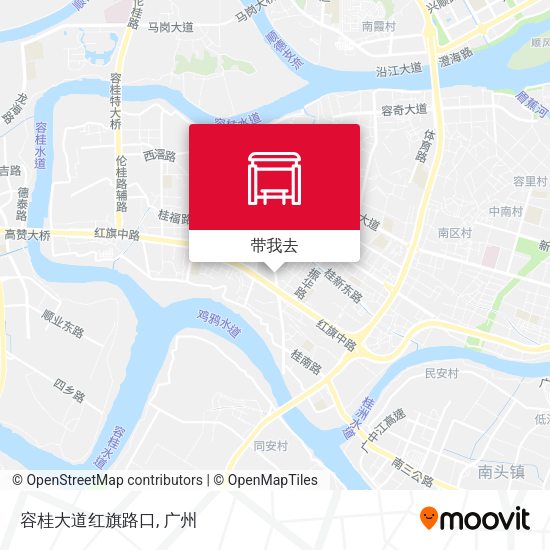 容桂大道红旗路口地图
