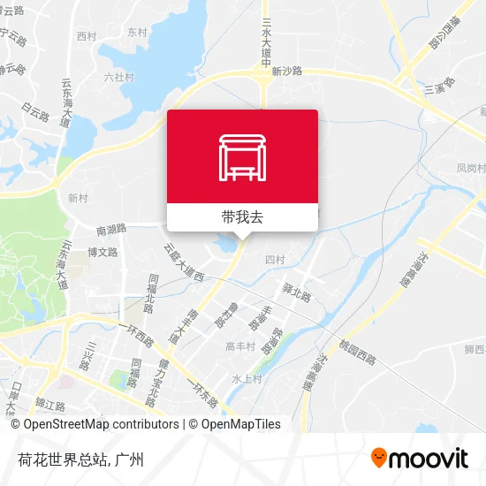 荷花世界总站地图