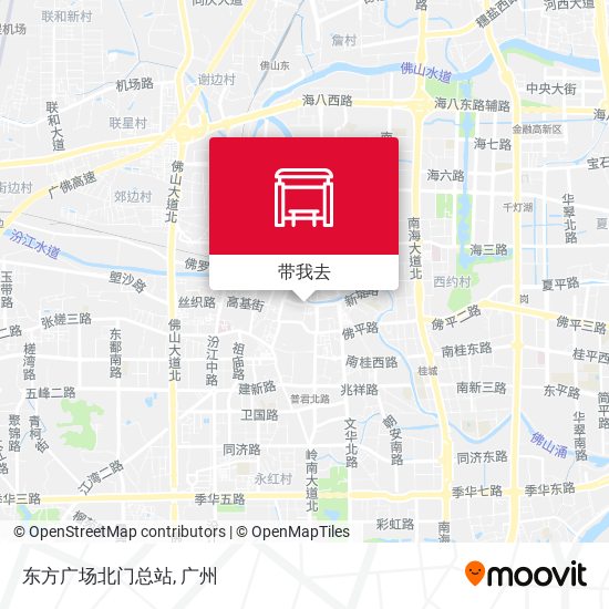 东方广场北门总站地图