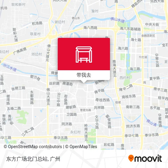 东方广场北门总站地图