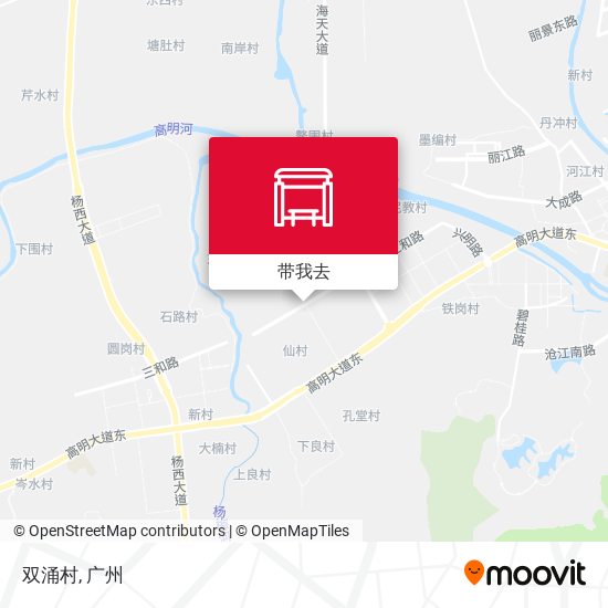 双涌村地图