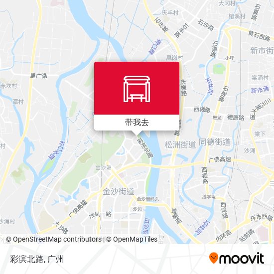 彩滨北路地图
