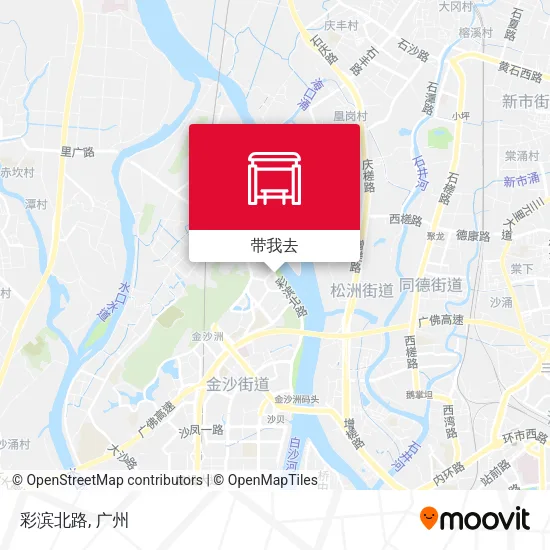彩滨北路地图