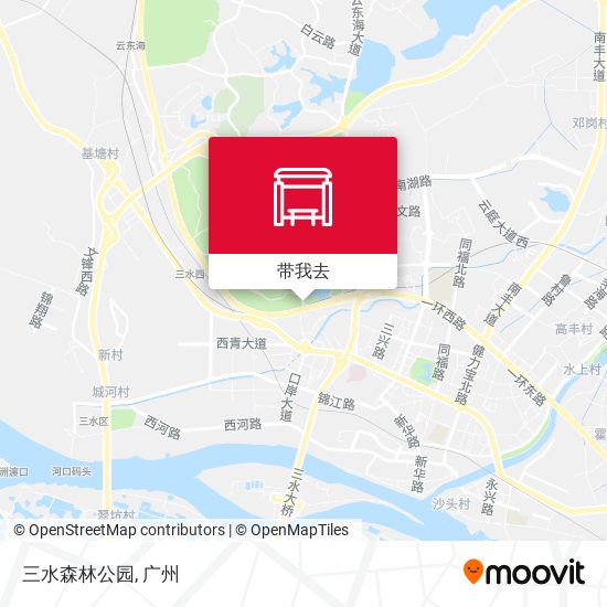 三水森林公园地图