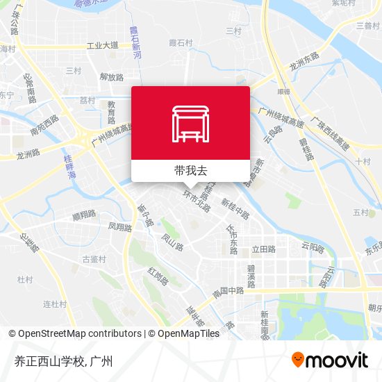 养正西山学校地图