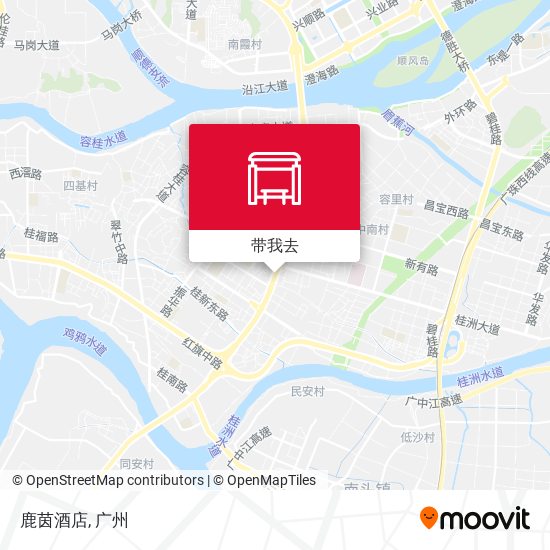 鹿茵酒店地图