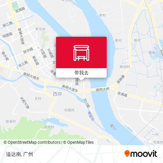 溢达南地图