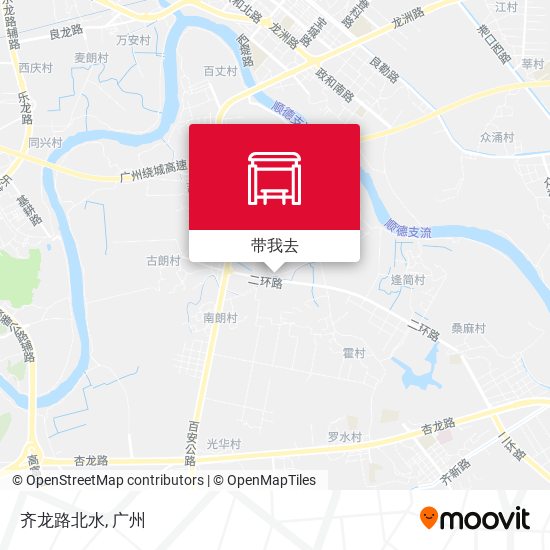 齐龙路北水地图