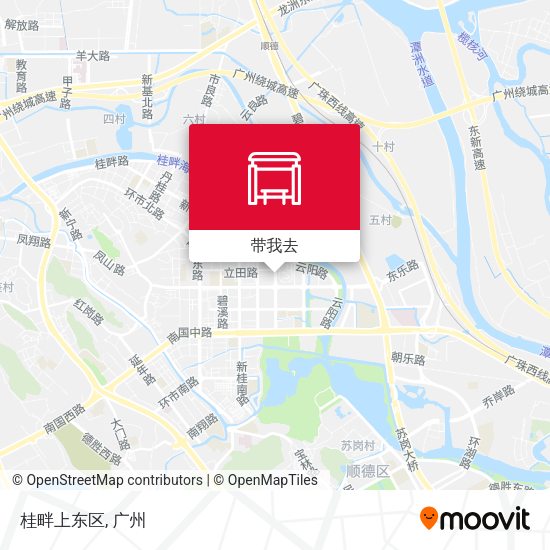 桂畔上东区地图