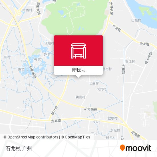石龙村地图