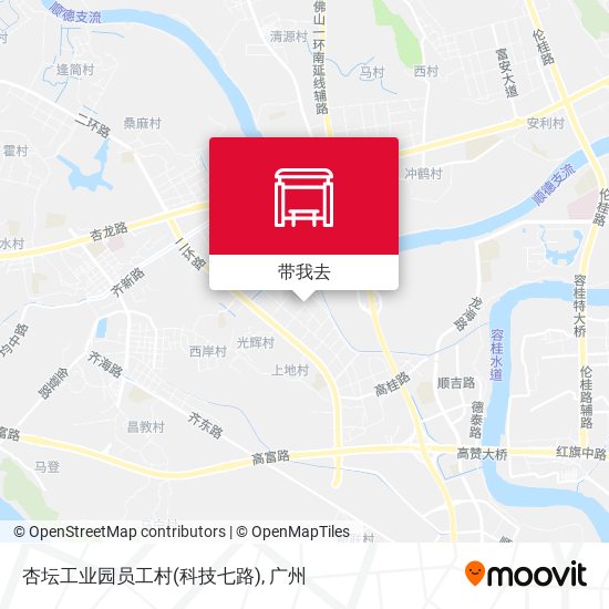杏坛工业园员工村(科技七路)地图