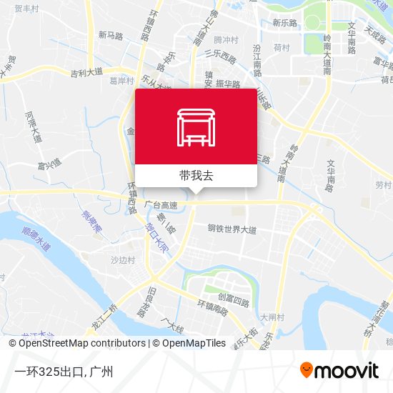 一环325出口地图