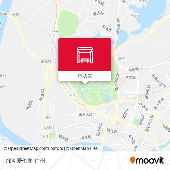 绿湖爱伦堡地图