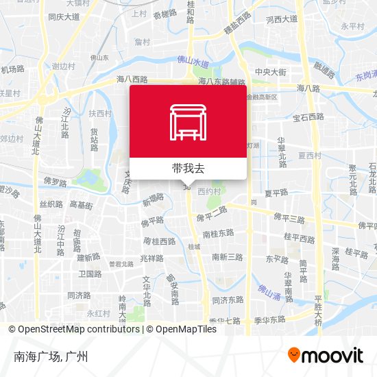 南海广场地图