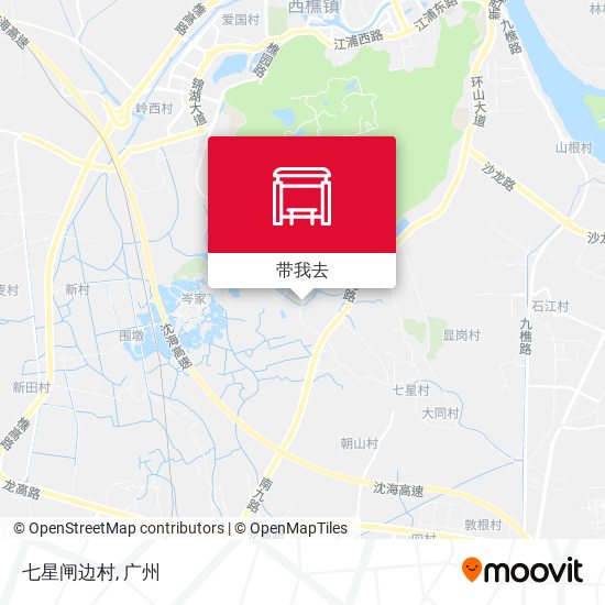 七星闸边村地图
