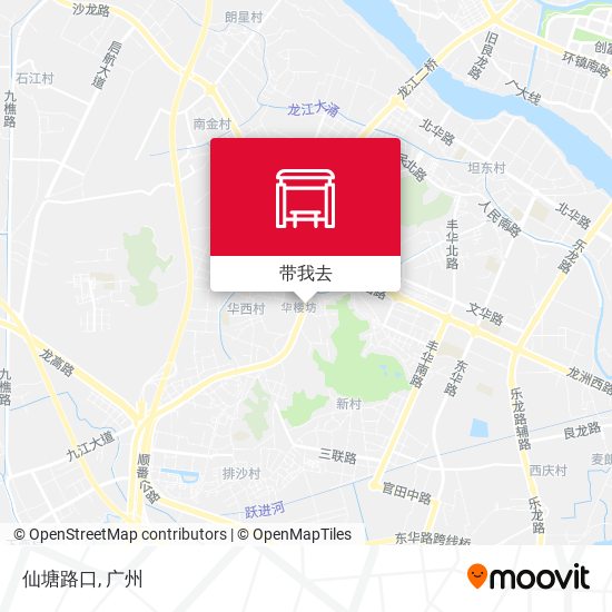仙塘路口地图