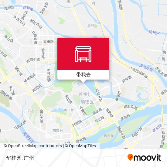 华桂园地图