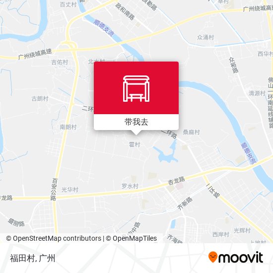 福田村地图