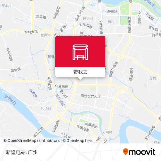 新隆电站地图
