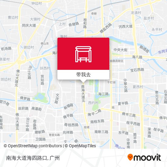 南海大道海四路口地图