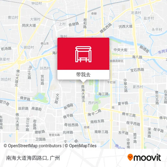 南海大道海四路口地图