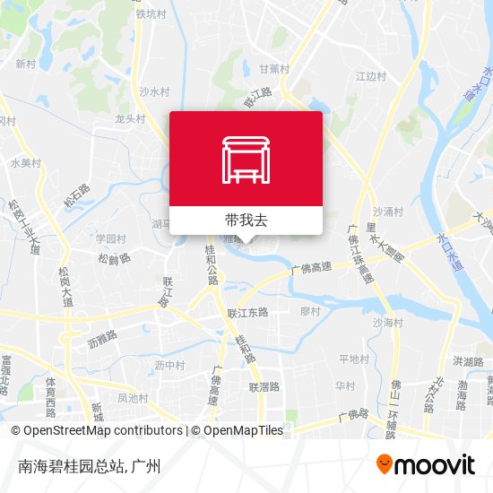 南海碧桂园总站地图