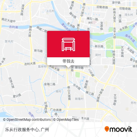 乐从行政服务中心地图