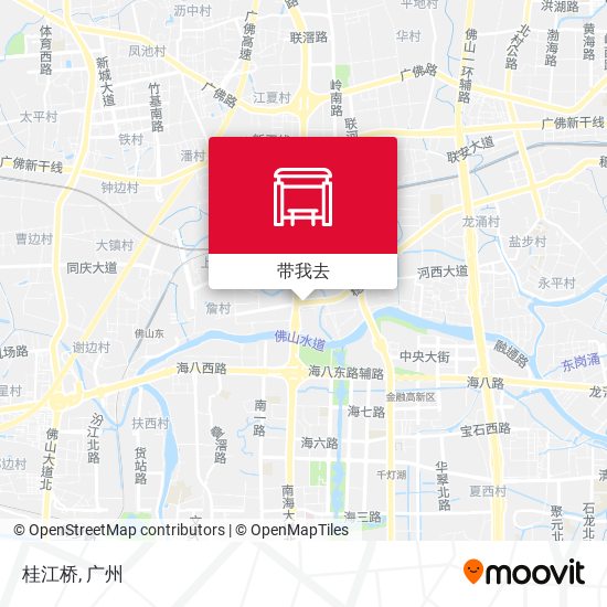 桂江桥地图
