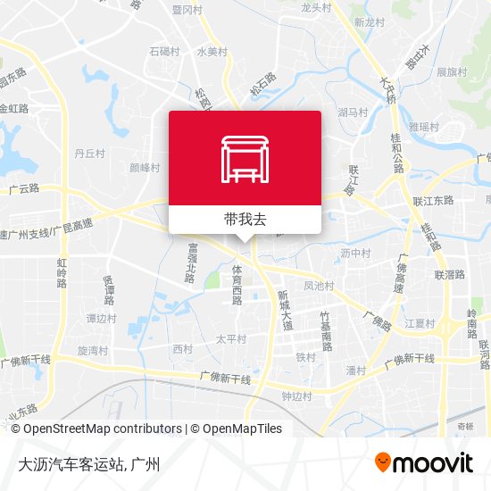 大沥汽车客运站地图