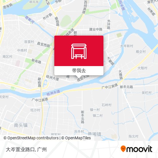 大岑置业路口地图