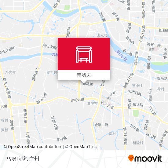马滘牌坊地图