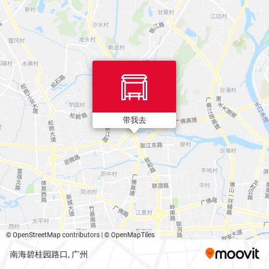 南海碧桂园路口地图