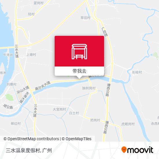三水温泉度假村地图