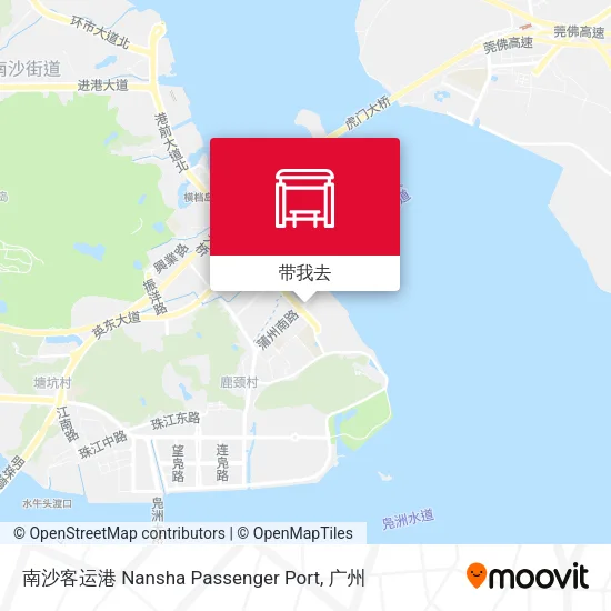 南沙客运港 Nansha Passenger Port地图