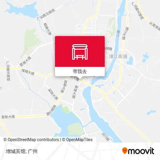 增城宾馆地图