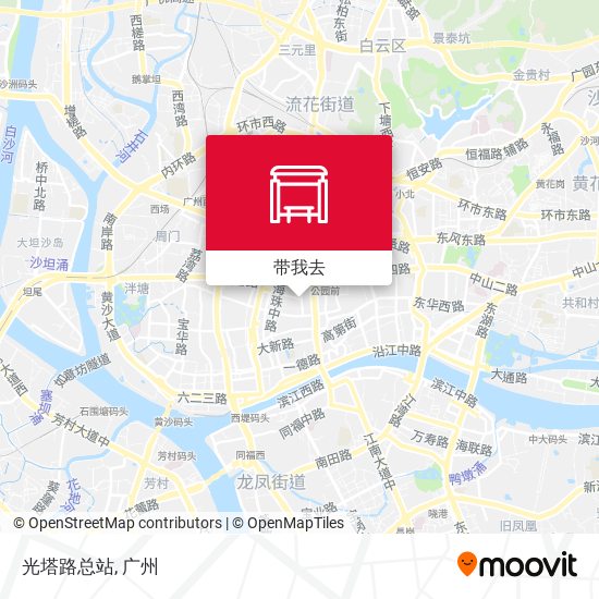 光塔路总站地图