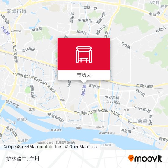 护林路中地图