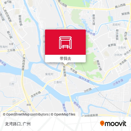 龙湾路口地图