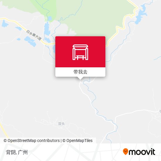 背阴地图