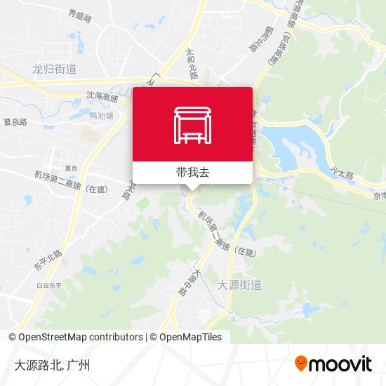 大源路北地图