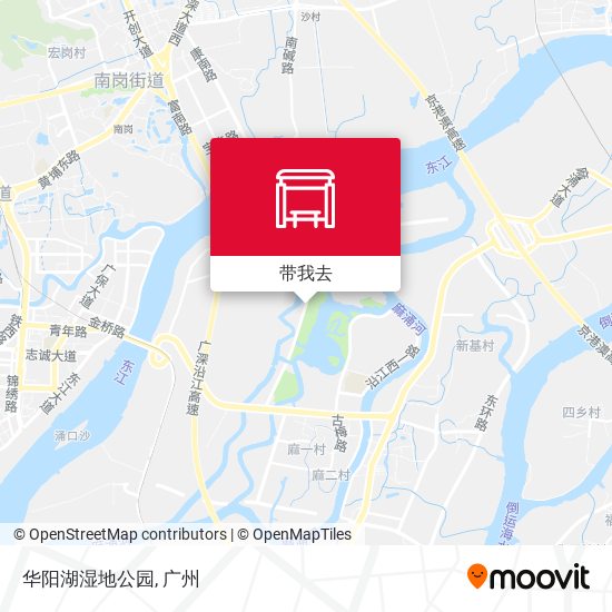 华阳湖湿地公园地图