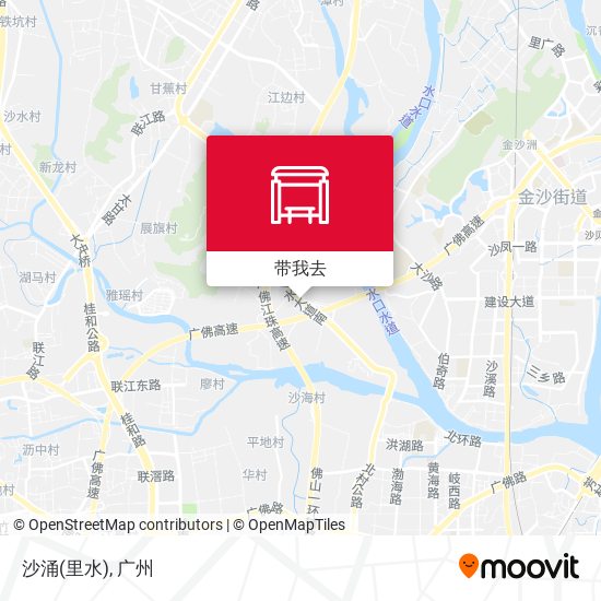 沙涌(里水)地图