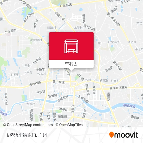 市桥汽车站东门地图